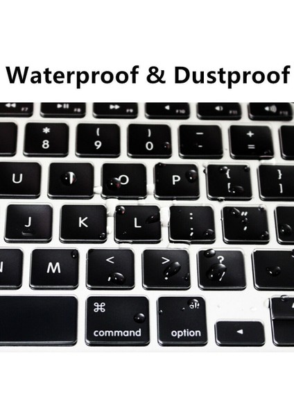 Apple Macbook Pro Retina 15.4" A1398 Türkçe Silikon Q Klavye Koruyucu