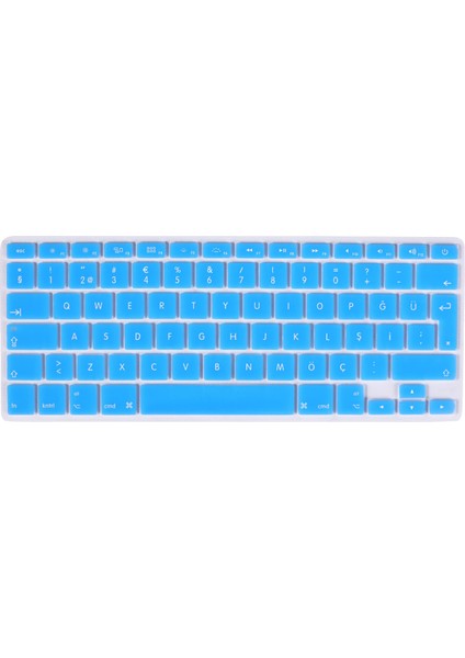 Apple Macbook Pro 13.3" A1278 Türkçe Silikon Q Klavye Koruyucu