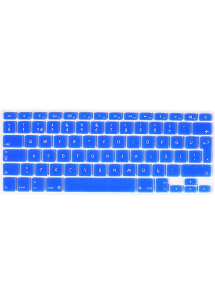 Apple Macbook Pro 15.4" A1286 Türkçe Silikon Q Klavye Koruyucu Cdli Model