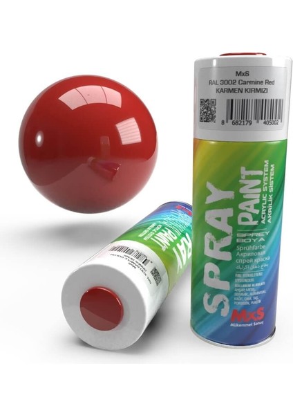 Ral 3002- Karmen Kırmızı - Sprey Boya / 400ML