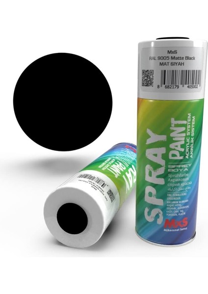 Ral 9005 Mat-Siyah Mat - Sprey Boya / 400ML