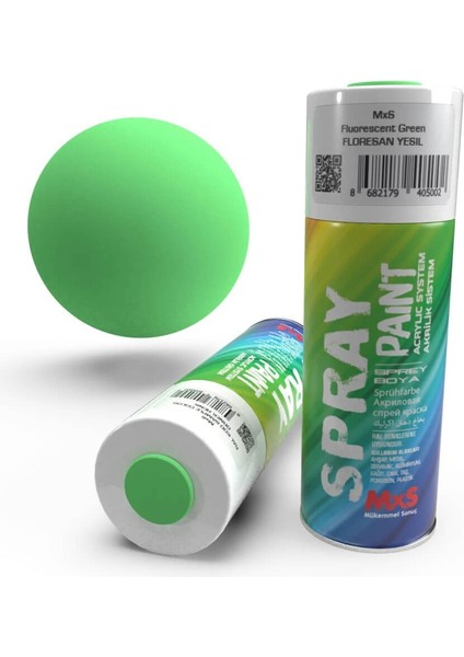 - Ral 107 Floresan Yeşil - Sprey Boya / 400ML