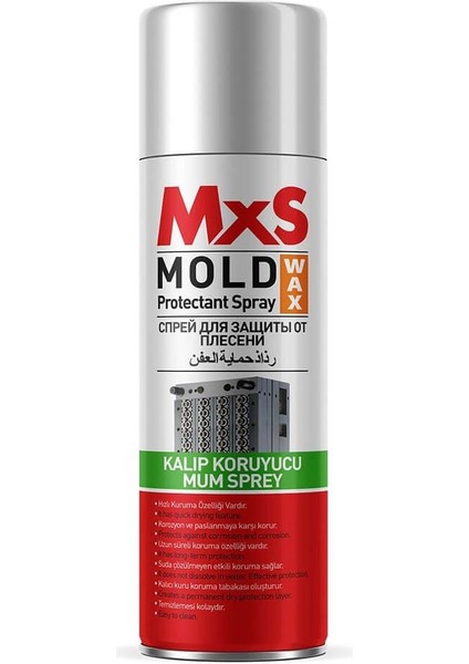 Kalıp Koruyucu Mum Sprey Şeffaf 400 ml