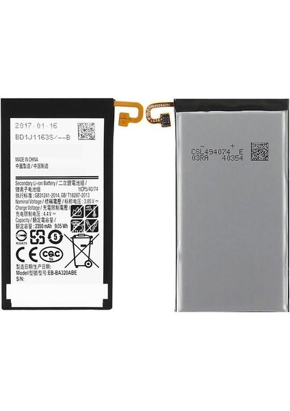 Samsung Galaxy A320F A3 2017 Batarya Pil