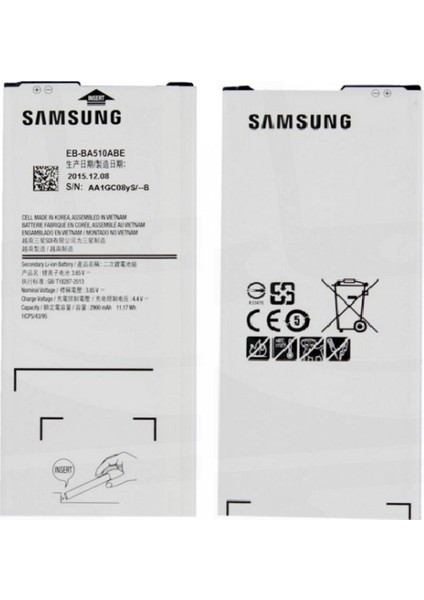Samsung Galaxy A510 A5 2016 Batarya Pil