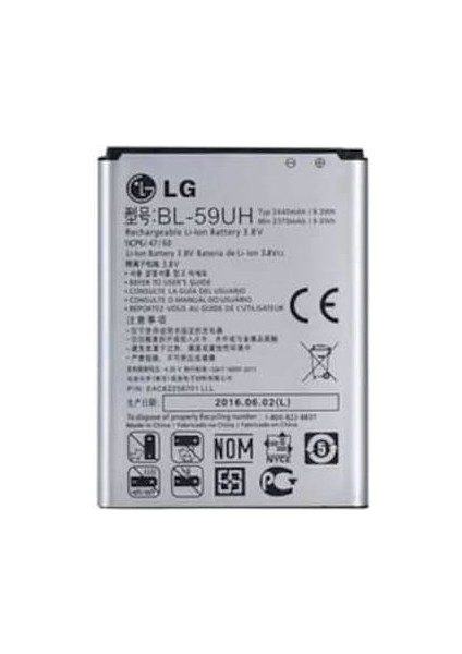 Oem Lg G2 Mini D610 Batarya Pil