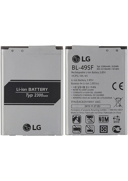 Lg G4 Mini H525 Batarya Pil