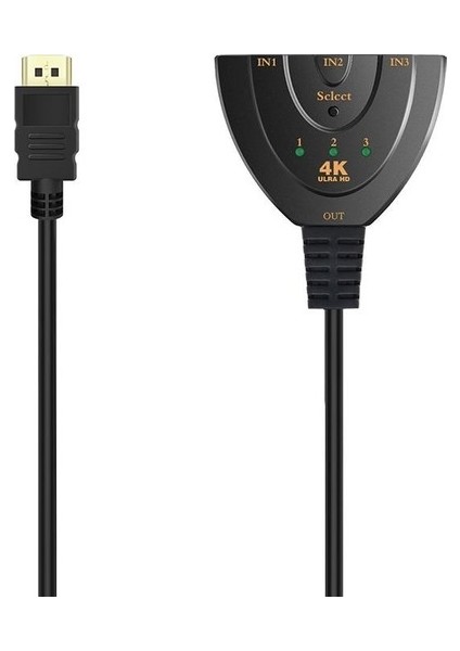 4K Ultra Hd 2160P ve Full Hd 1080P Destekli 3 Giriş 1 Çıkış HDMI Çoklayıcı (4KX2K-4K303B) fiyatları