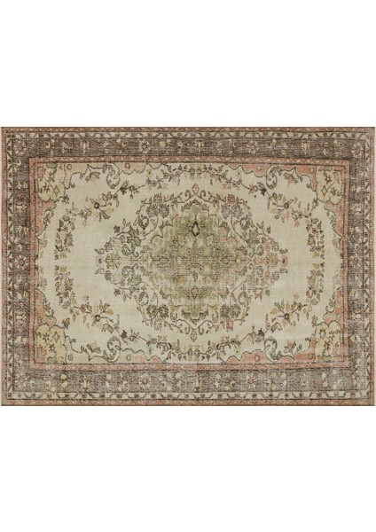 Eşsiz Anadolu Vintage Eskitme Halı 193 x 251 cm 8054