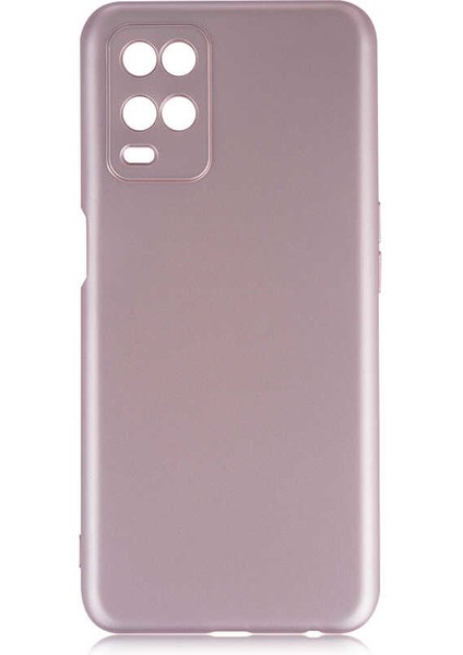 - Oppo A54 4G - Kılıf Mat Soft Premier Silikon Kapak - Rose Gold