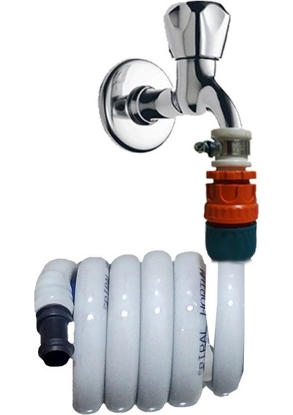 Spiral Wc Banyo Yıkama Hortum Seti