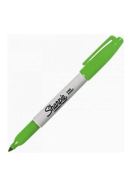 Permanent Fine Yuvarlak Uç Limon Yeşili 3'lü