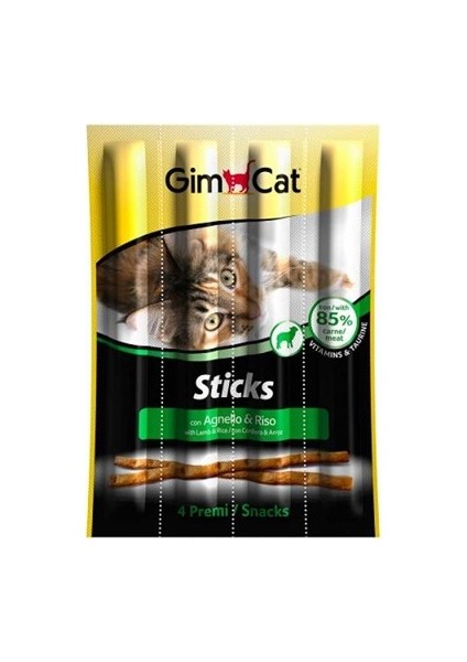 Sticks Kuzu Etli ve Pirinçli 4′lü Çiğnenti 20 gr