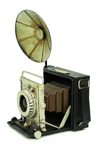 Dekoratif Metal Fotoğraf Makinesi C0322 modelleri