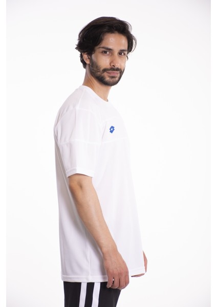 T-Shirt Erkek Beyaz/saks Mavi-Lucca Tee Pl modelleri