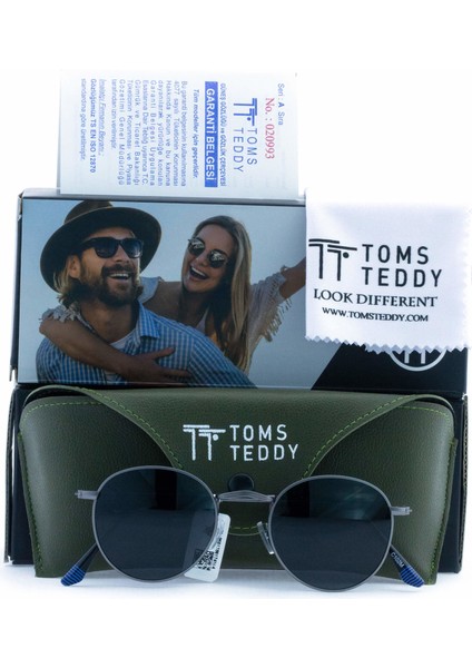 Polarize/uv Metal Güneş Gözlüğü Mat Füme TT1038C102M modelleri