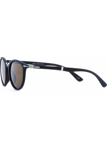 Polarize/uv Güneş Gözlüğü Mat Kahverengi TT2012-3C202M