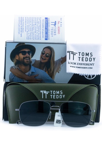 Polarize/uv Metal Güneş Gözlüğü Füme TT1052C102 modelleri