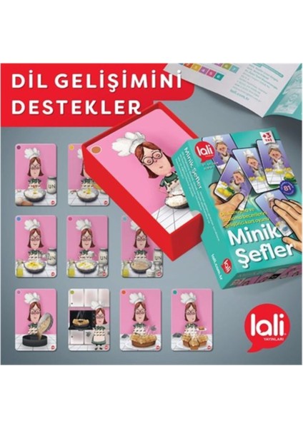 Minik Şefler Dil Gelişimini Destekleyici Kartlar