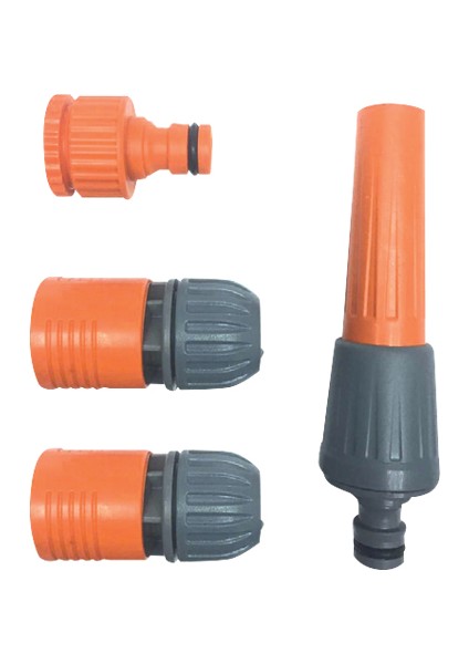 Fıskiye Ayarlı Lens Seti 1/2 3/4 Hortumlara Uyumludur