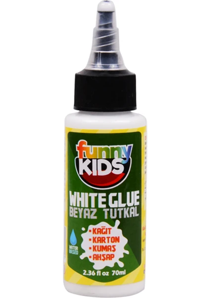 Funny Kids Beyaz Tutkal 70 ml