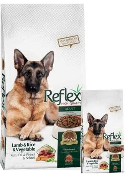 Kuzulu, Pirinçli ve Sebzeli Yüksek Köpek Maması 3 kg