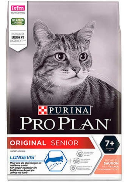 Proplan Senior +7 Somonlu Yaşlı Kedi Maması 3 kg