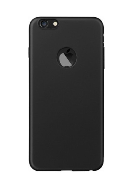 Apple iPhone 7 Kılıf Yumuşak Pürüzsüz Esnek New Style Case Esnek Siyah