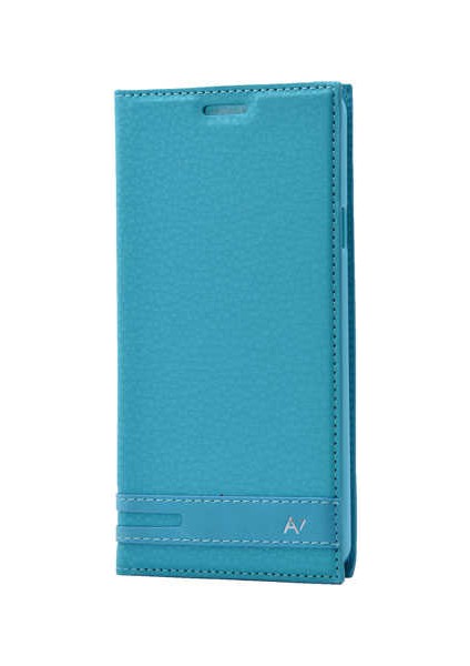 Samsung Galaxy A7 2016 Mıknatıs Kapaklı Kılıf Magnet Style Case Turkuaz