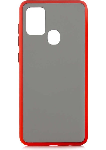 Samsung Galaxy M31 Kılıf Tpu Color Series, Mat Yumuşak Silikon Kırmızı