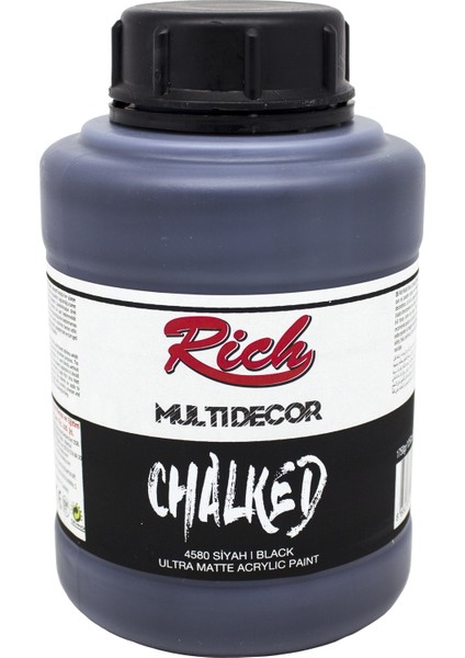 Multi Decor Chalked Akrilik Boya 1750 gr 4580 Siyah