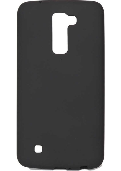 Lg K10 Kılıf Yumuşak Pürüzsüz Esnek New Style Case Esnek Siyah