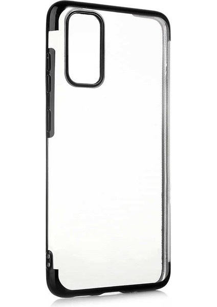 Samsung Galaxy M51 Kılıf Laser Paint Transparent Soft Series Siyah
