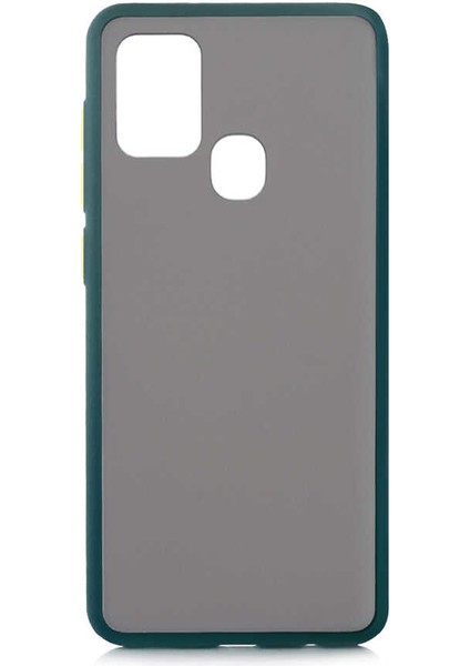 Samsung Galaxy M31 Kılıf Tpu Color Series, Mat Yumuşak Silikon Koyu Yeşil