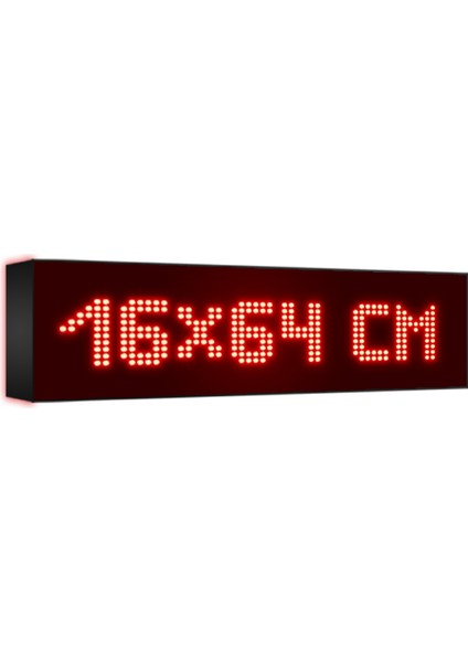 Depo Tabela Reklam   Kır  Kırmızı Kayan Yazı LED Tabela 16 x 64 cm Çift Taraflı  Reklam Tabelamızı Kayan Yazı LED Tabela 16 x 32CM Çift Taraflı  Reklam Tabela