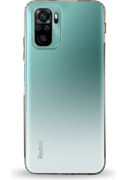 Xiaomi Redmi Note 10S Tıpalı Kamera Korumalı Şeffaf Premier Kılıf