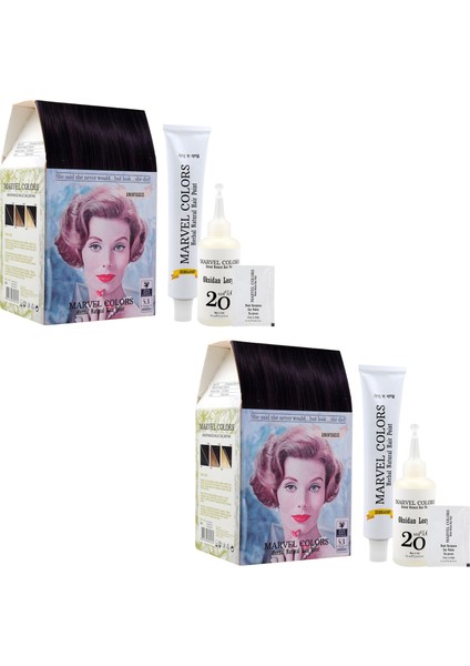 Herbal Naturel Hair Saç Boyası 5.3 Açık Kestane Dore x 2 Adet