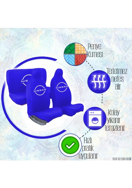 Nissan Primera Oto Koltuk Kılıfı Full Araç Set fiyatları