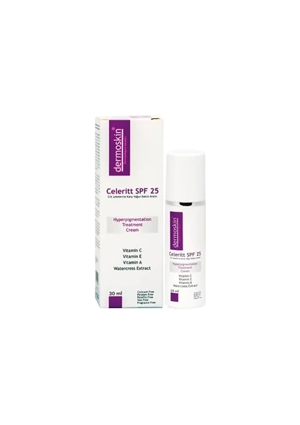 Celeritt Spf 25 Leke Karşıtı Bakım Kremi 30 ml