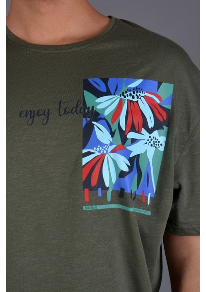 Hacker Denim Erkek Likralı Baskılı Oversıze T-Shirt fiyatları