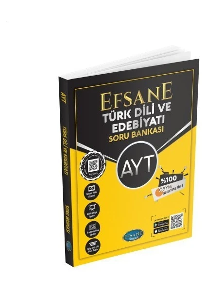 Efsane Yayınları AYT Türk Dili ve Edebiyatı Soru Bankası