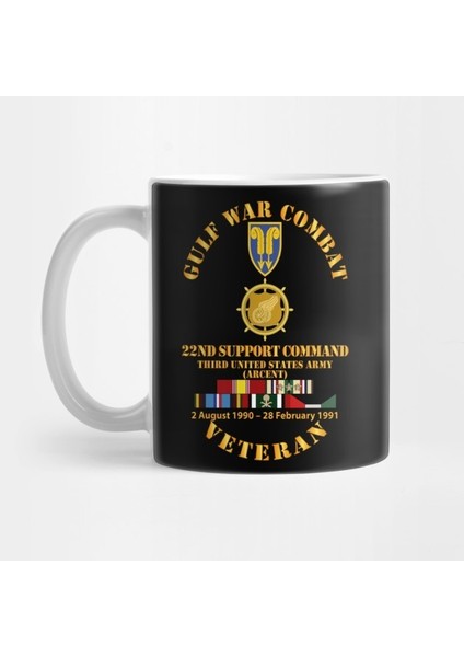 Gulf War Combat Vet W 22ND Support Command - Branch W Svc Kupa Bardak