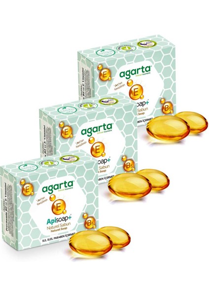 Doğal El Yapımı Naturel Sabun 100 gr x 3 Adet