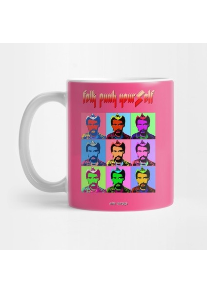Andy Warpigs Folk Punk Yourself See Thru Design Kupa Bardak