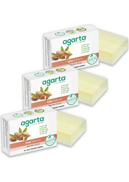 Doğal Leke Sabunu 150 gr x 3 Adet