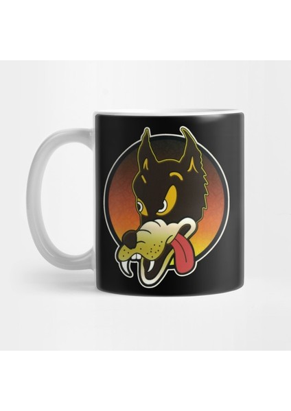 Jerry Garcia Wolf Guitar Tee - Grateful Dead Kupa Bardak