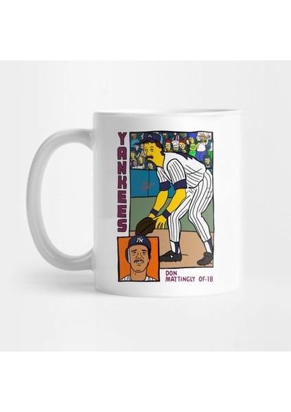 Homer At The Bat Don Mattıngly Simpsons Parody Yankees Kupa Bardak