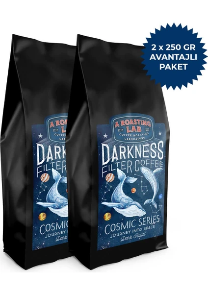 A Roasting Lab Darkness Filter Blend (2x250 Gram) Filtre Kahve