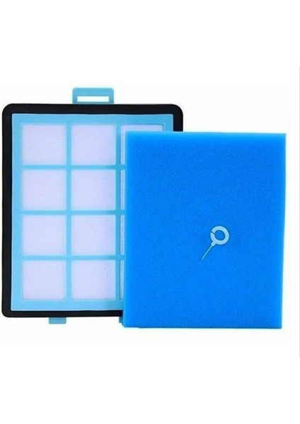 Philips Fc 8766 Powerpro Uyumlu Hepa Filtre Seti ( Ön ve Arka Filtre )