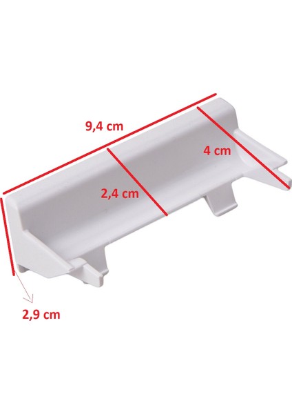 Hotpoint-Ariston 6833P Bulaşık Makinesi Kapak Mandal Kilidi Tutamağı Beyaz KPM0058 fiyatları